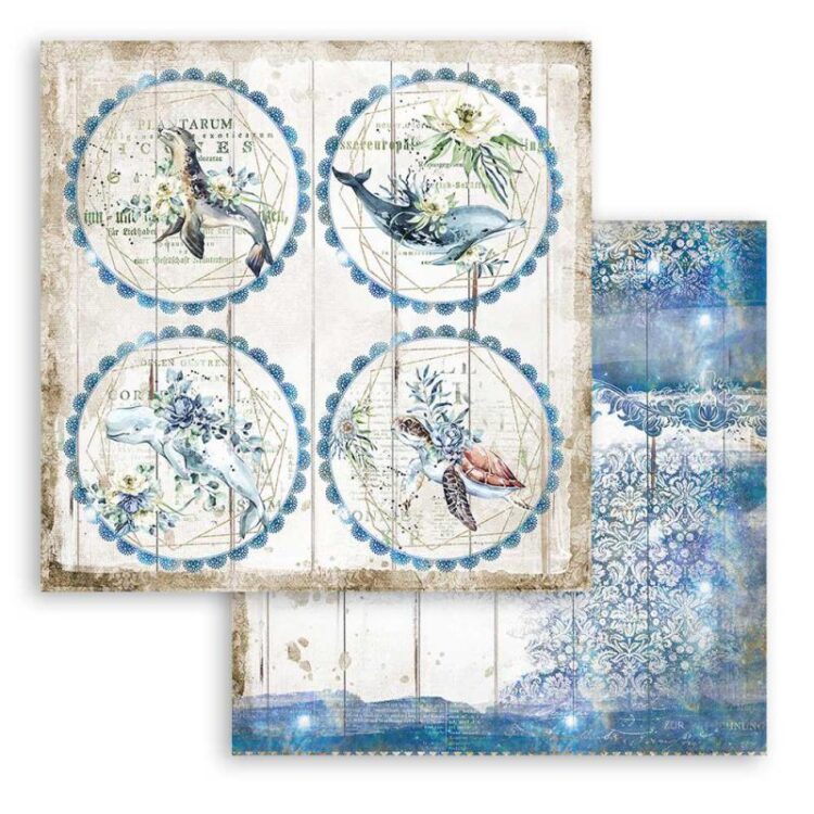 SBB788 STAMPERIA SEA DREAM DESIGNER CARTON 30.5/30.5 CM - SBB788 - Imagine 1
