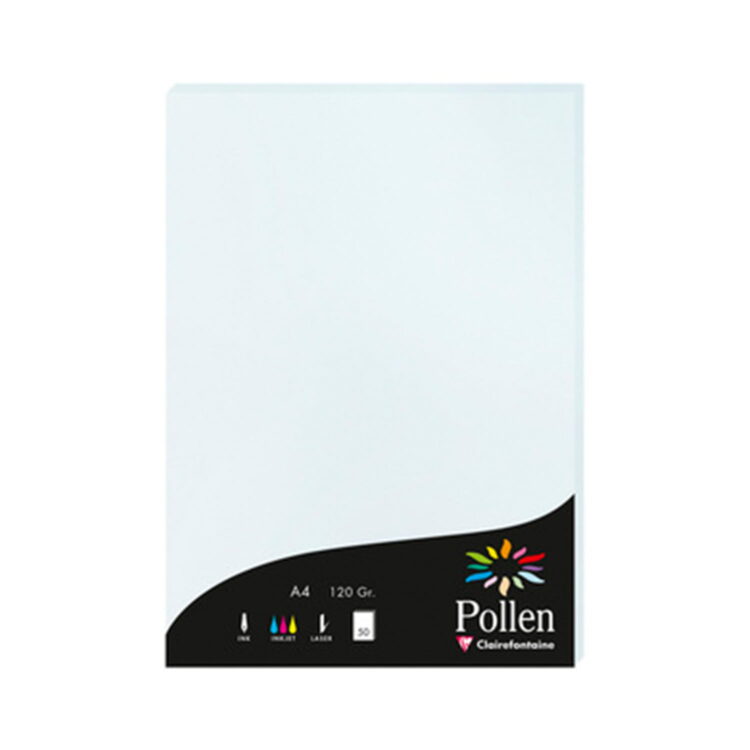 5 HÂRTIE CLAIREFONTAINE A4 120 G -ALBASTRU - Imagine 1