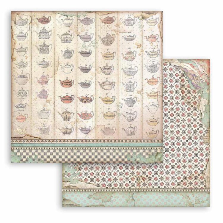 SBB818 CARTON DE DESIGNER STAMPERIA ALICE 30.5/30.5 CM - SBB818 - Imagine 1