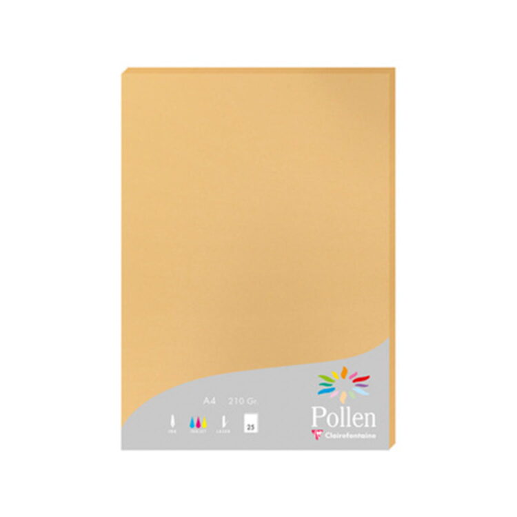 HÂRTIE CLAIREFONTAINE A4 120 G -CARAMEL - Imagine 1