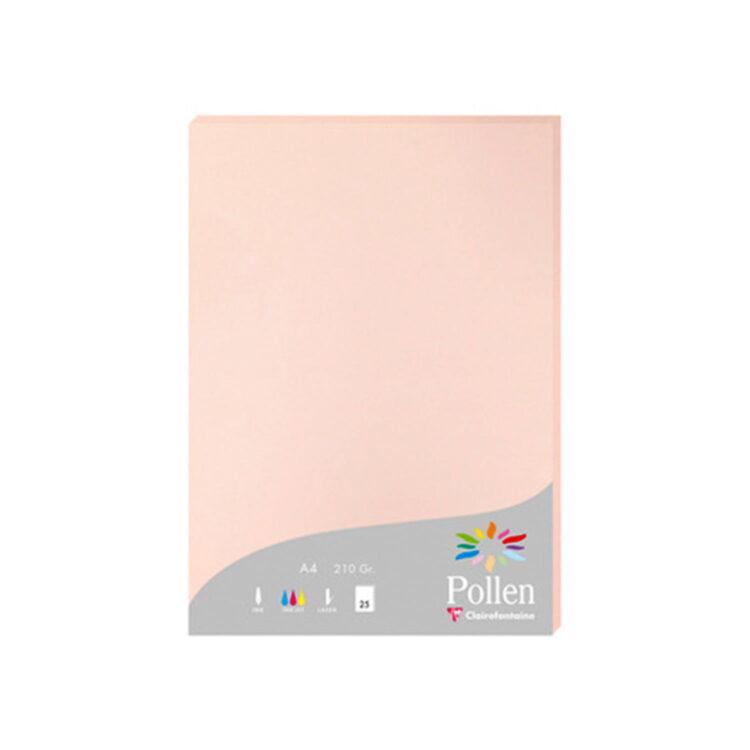 HÂRTIE CLAIREFONTAINE A4 210 G -CREMĂ - Imagine 1