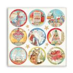 CARTON PATCHWORK DE CRĂCIUN STAMPERIA 31.5/30.5CM - SBB804 - Imagine 2