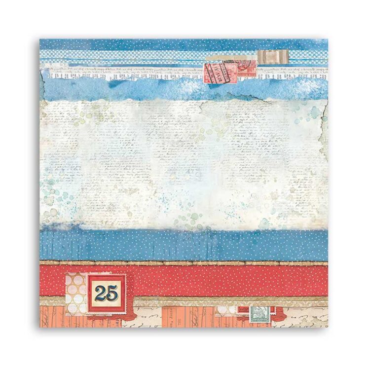 CARTON PATCHWORK DE CRĂCIUN STAMPERIA 31.5/30.5CM - SBB804 - Imagine 3