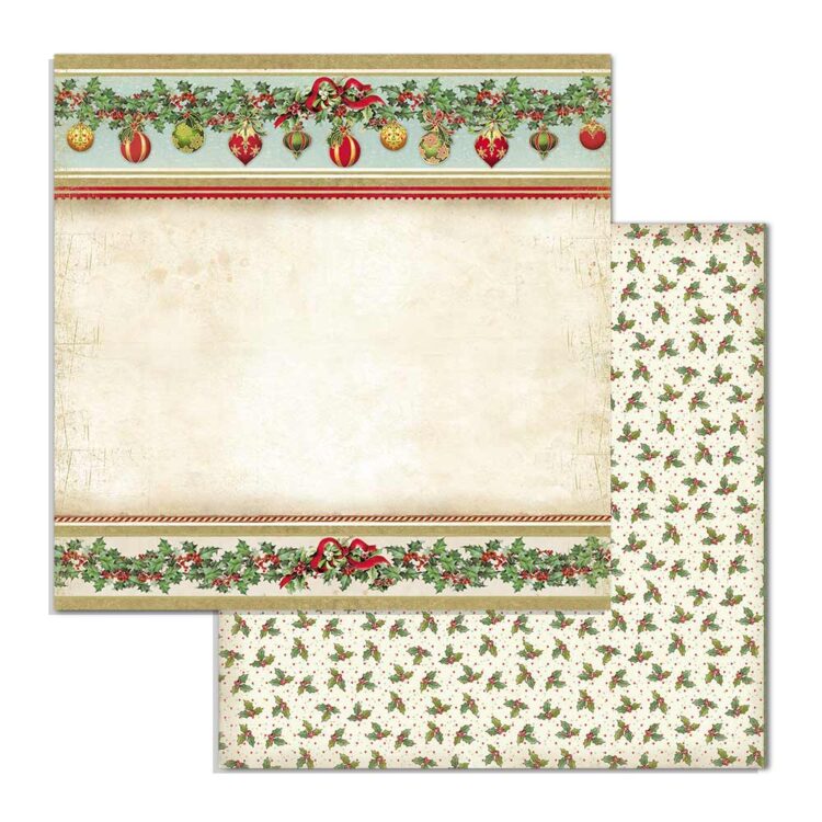 STAMPERIA CLASSIC CHRISTMAS BAR 15.2/15.2 CM - SBBXS06 - Imagine 9
