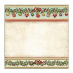 STAMPERIA CLASSIC CHRISTMAS BAR 15.2/15.2 CM - SBBXS06 - Imagine 8