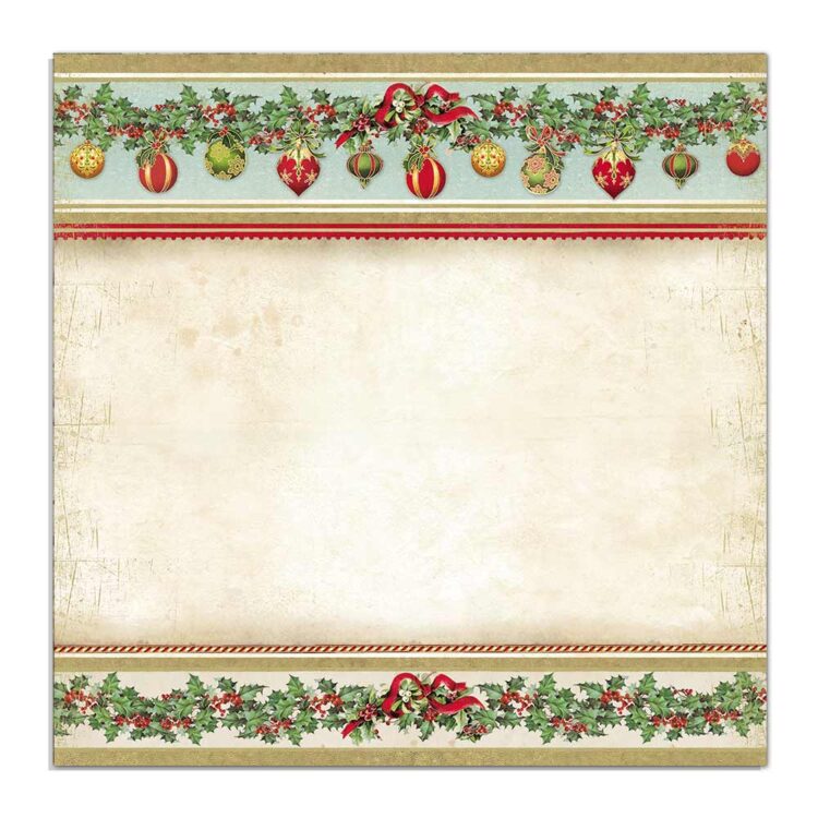 STAMPERIA CLASSIC CHRISTMAS BAR 15.2/15.2 CM - SBBXS06 - Imagine 8