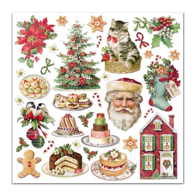 STAMPERIA CLASSIC CHRISTMAS BAR 15.2/15.2 CM - SBBXS06 - Imagine 3
