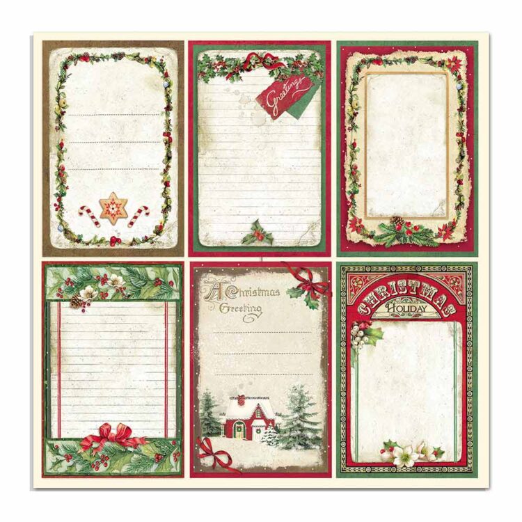 STAMPERIA CLASSIC CHRISTMAS BAR 15.2/15.2 CM - SBBXS06 - Imagine 31