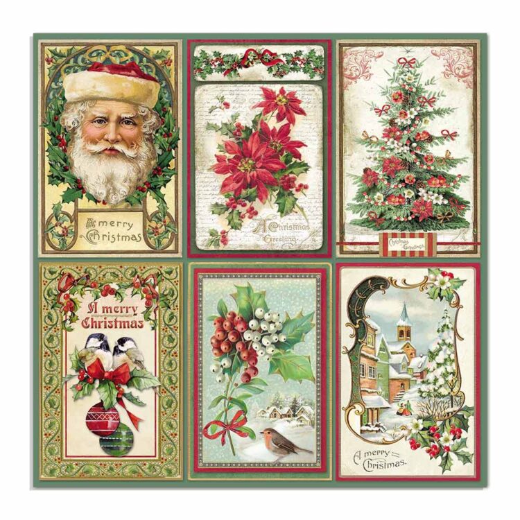 STAMPERIA CLASSIC CHRISTMAS BAR 15.2/15.2 CM - SBBXS06 - Imagine 29