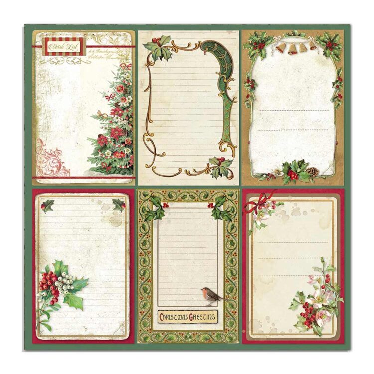 STAMPERIA CLASSIC CHRISTMAS BAR 15.2/15.2 CM - SBBXS06 - Imagine 28