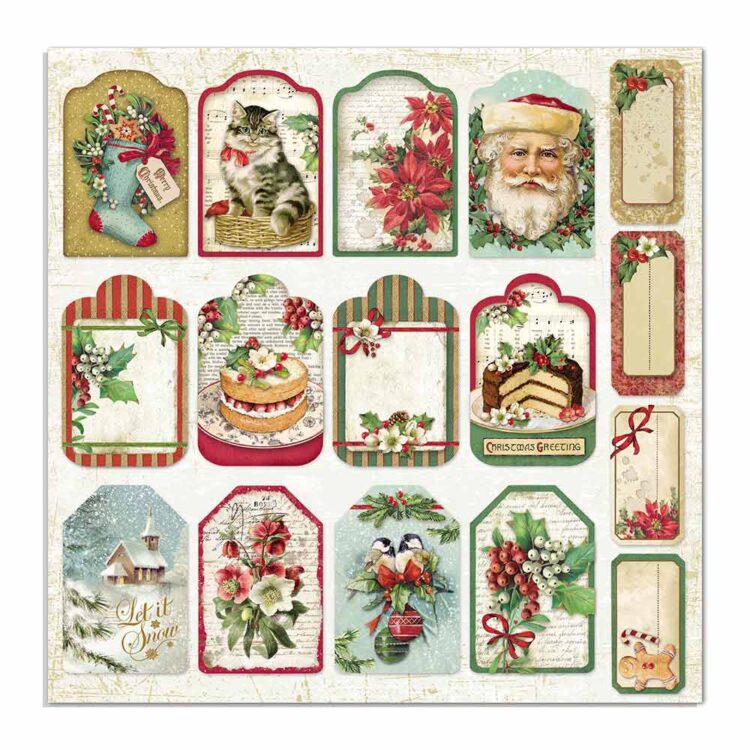 STAMPERIA CLASSIC CHRISTMAS BAR 15.2/15.2 CM - SBBXS06 - Imagine 26