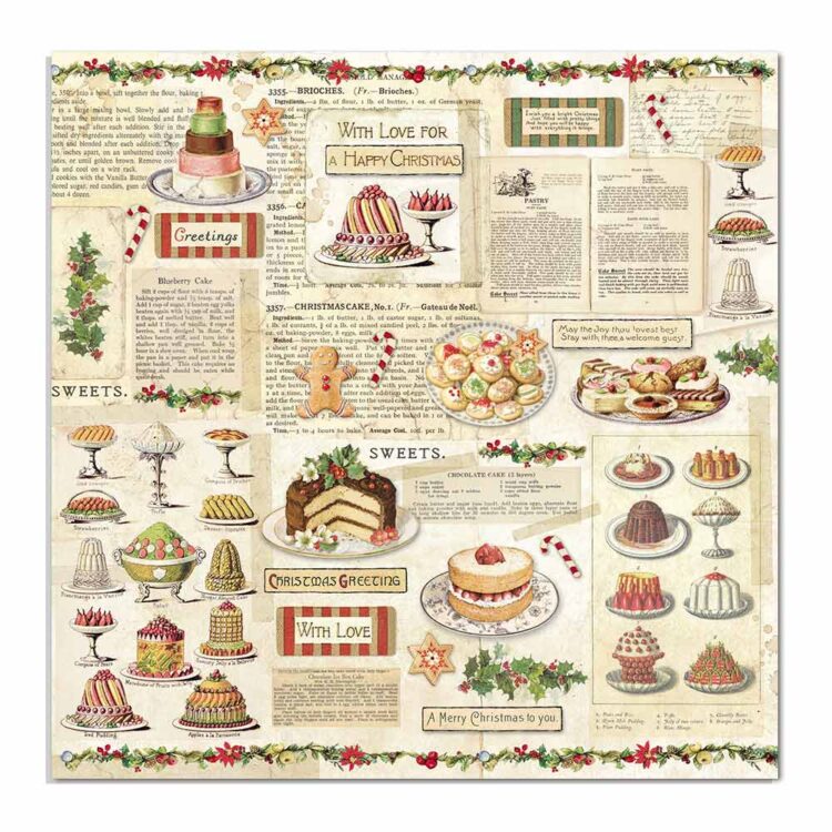 STAMPERIA CLASSIC CHRISTMAS BAR 15.2/15.2 CM - SBBXS06 - Imagine 23