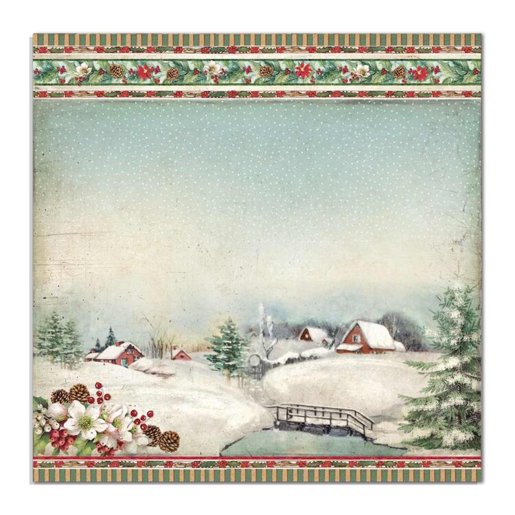 STAMPERIA CLASSIC CHRISTMAS BAR 15.2/15.2 CM - SBBXS06 - Imagine 17