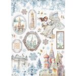 STAMPERIA WINTER TALES DECOUPAGE HÂRTIE DE OREZ A4- DFSA4584