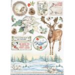 STAMPERIA WINTER TALES DECOUPAGE HÂRTIE DE OREZ A4- DFSA4585