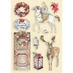 STAMPERIA WINTER TALES FIGURINE DIN LEMN PENTRU DECORARE KLSP102