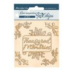 CARTON DE BERE DE CRĂCIUN ROMANTICĂ STAMPERIA 14/14CM SCB103