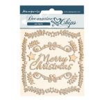 STAMPERIA CARTON DE BERE DE CRĂCIUN ROZ 14/14CM SCB68