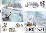 HÂRTIE DE OREZ DECOUPAGE COLECTIA ITD A3 - R0152L - Imagine 2