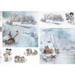 HÂRTIE DE OREZ DECOUPAGE COLECTIA ITD A3 - R0152L