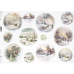 HÂRTIE DE OREZ DECOUPAGE COLECTIA ITD A3 - R0139L