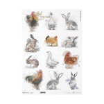 HÂRTIE DE OREZ DECOUPAGE COLECTIE ITD A3 - R0532L