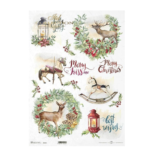 HÂRTIE DE OREZ DECOUPAGE COLECTIA ITD A3 - R0483L