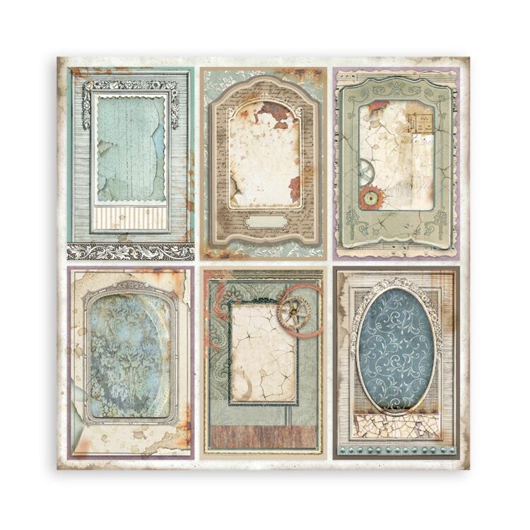 HÂRTIE BLOC STAMPERIA LADY VAGABOND 30.5/30.5CM - SBBL98 - Imagine 10