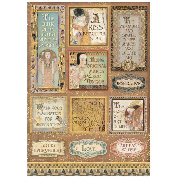 HÂRTIE DE OREZ STAMPERIA DECOUPAGE A4 - DFSA4641 - Imagine 1