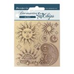 ELEMENTE DIN CARTON DE BERE STAMPERIA COSMOS 14/14CM SCB112