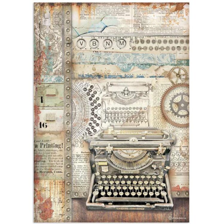 full_DFSA4646_1 HÂRTIE DE OREZ STAMPERIA DECOUPAGE A4 - DFSA4646 - Imagine 1