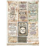 HÂRTIE DE OREZ STAMPERIA DECOUPAGE A4 - DFSA4649