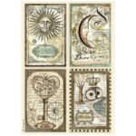 HÂRTIE DE OREZ STAMPERIA DECOUPAGE A4 - DFSA4661