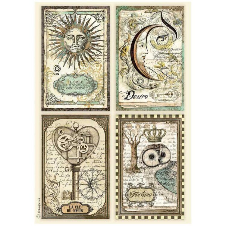 full_DFSA4661_1 HÂRTIE DE OREZ STAMPERIA DECOUPAGE A4 - DFSA4661 - Imagine 1