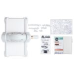 SIZZIX BIG SHOT STARTER KIT EDIȚIE LIMITATĂ GRI ȘI ROZ AURIU - Imagine 6