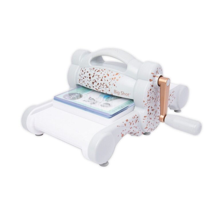 SIZZIX BIG SHOT STARTER KIT EDIȚIE LIMITATĂ GRI ȘI ROZ AURIU - Imagine 7