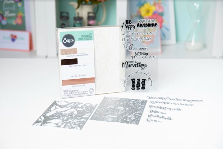 SIZZIX BIG SHOT STARTER KIT EDIȚIE LIMITATĂ GRI ȘI ROZ AURIU - Imagine 4