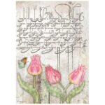 STAMPERIA ROMANTIC GARDEN HOUSE DECOUPAGE PAPER A4-DFSA4666