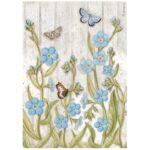 HÂRTIE DE OREZ STAMPERIA DECOUPAGE A4 - DFSA4667