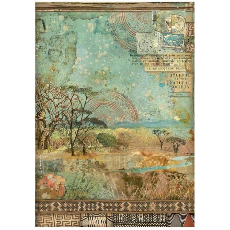 full_DFSA4686_1 HÂRTIE DE OREZ STAMPERIA DECOUPAGE A4 - DFSA4686 - Imagine 1