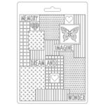 STAMPERIA PATCHWORK SOFT MOLD A5 K3PTA5615