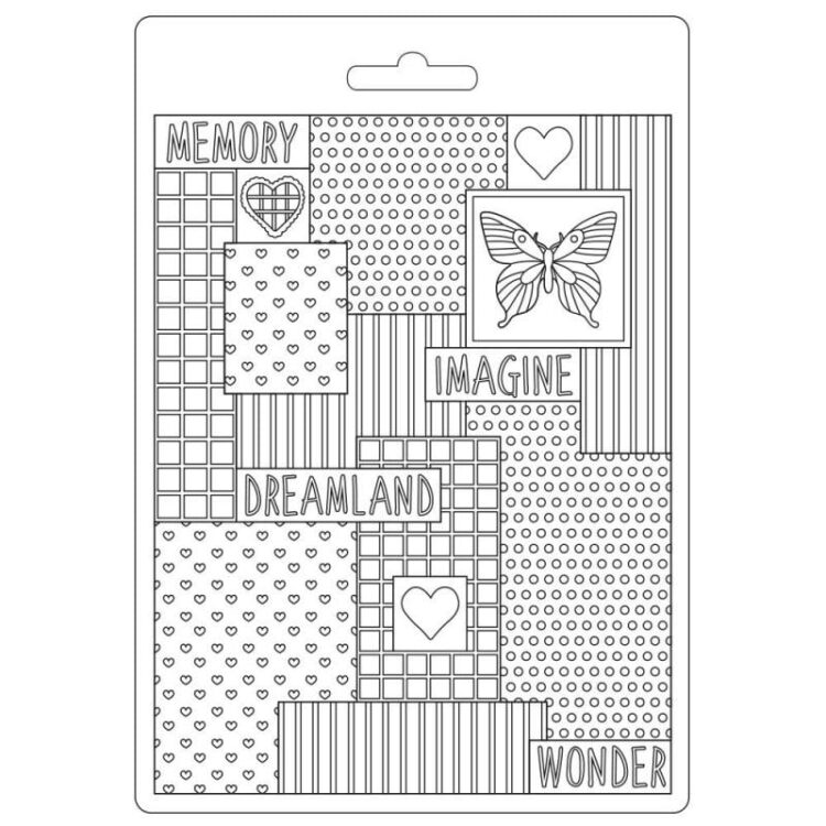 full_K3PTA5615_1 STAMPERIA PATCHWORK SOFT MOLD A5 K3PTA5615 - Imagine 1