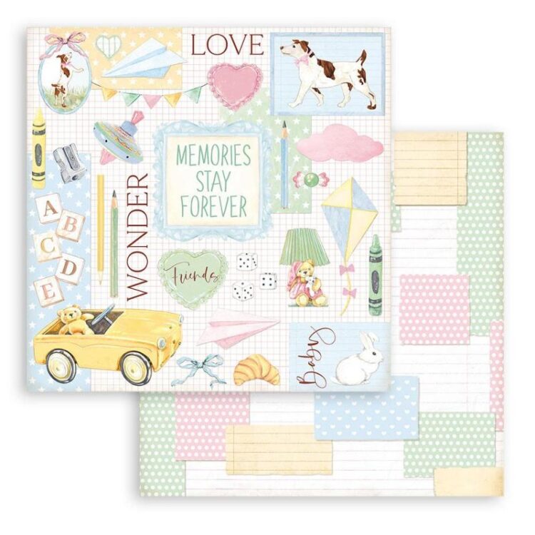full_SBB854_1 STAMPERIA DAYDREAM DESIGNER CARTON 30.5/30.5CM - SBB854 - Imagine 1