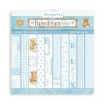 BLOC DE HÂRTIE STAMPERIA BABYDREAM ALBASTRU 30.5/30.5CM - SBBL106