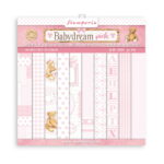 BLOC DE HÂRTIE STAMPERIA BABYDREAM ROZ 20.3/20.3 CM - SBBS58