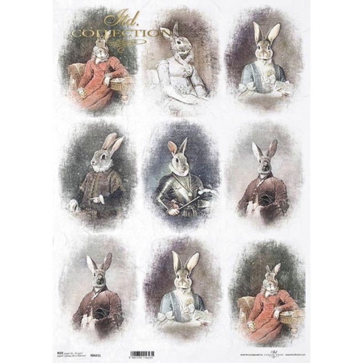 HÂRTIE DE OREZ DECOUPAGE COLECTIA ITD A3 - R0661L - Imagine 1