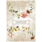 STAMPERIA GRĂDINA PROMISIUNILOR HÂRTIE DECOUPAGE A4 - DFSA4690