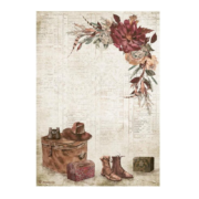 HÂRTIE DE OREZ STAMPERIA OUR WAY DECOUPAGE A4 - DFSA4714