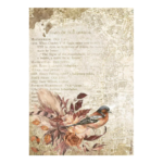 HÂRTIE DE OREZ STAMPERIA DECOUPAGE A4 - DFSA4713