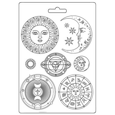 K3PTA5631_1 STAMPERIA COSMOS INFINITY SOFT MOLD A5 K3PTA5631 - Imagine 1